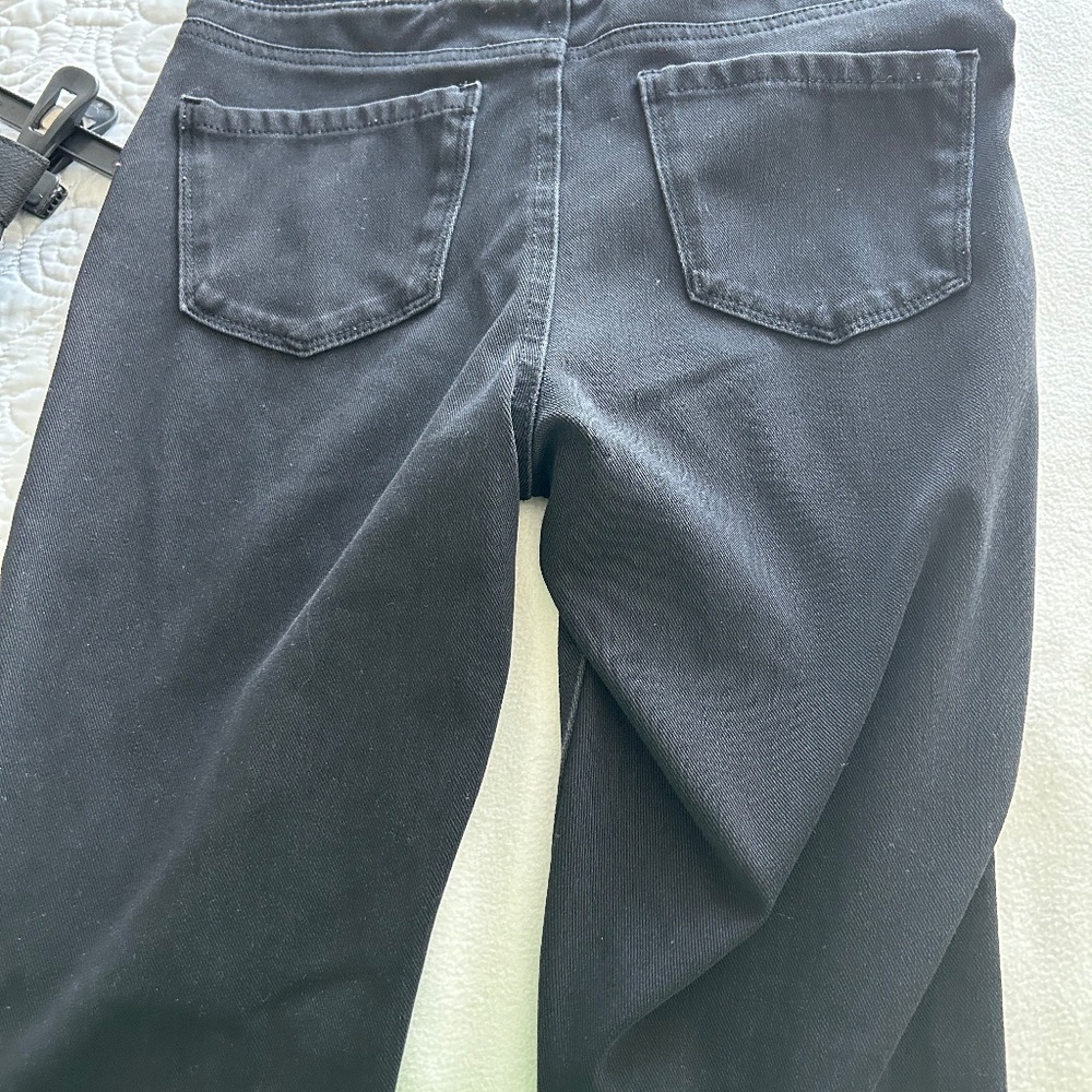 Fitted jean type pants